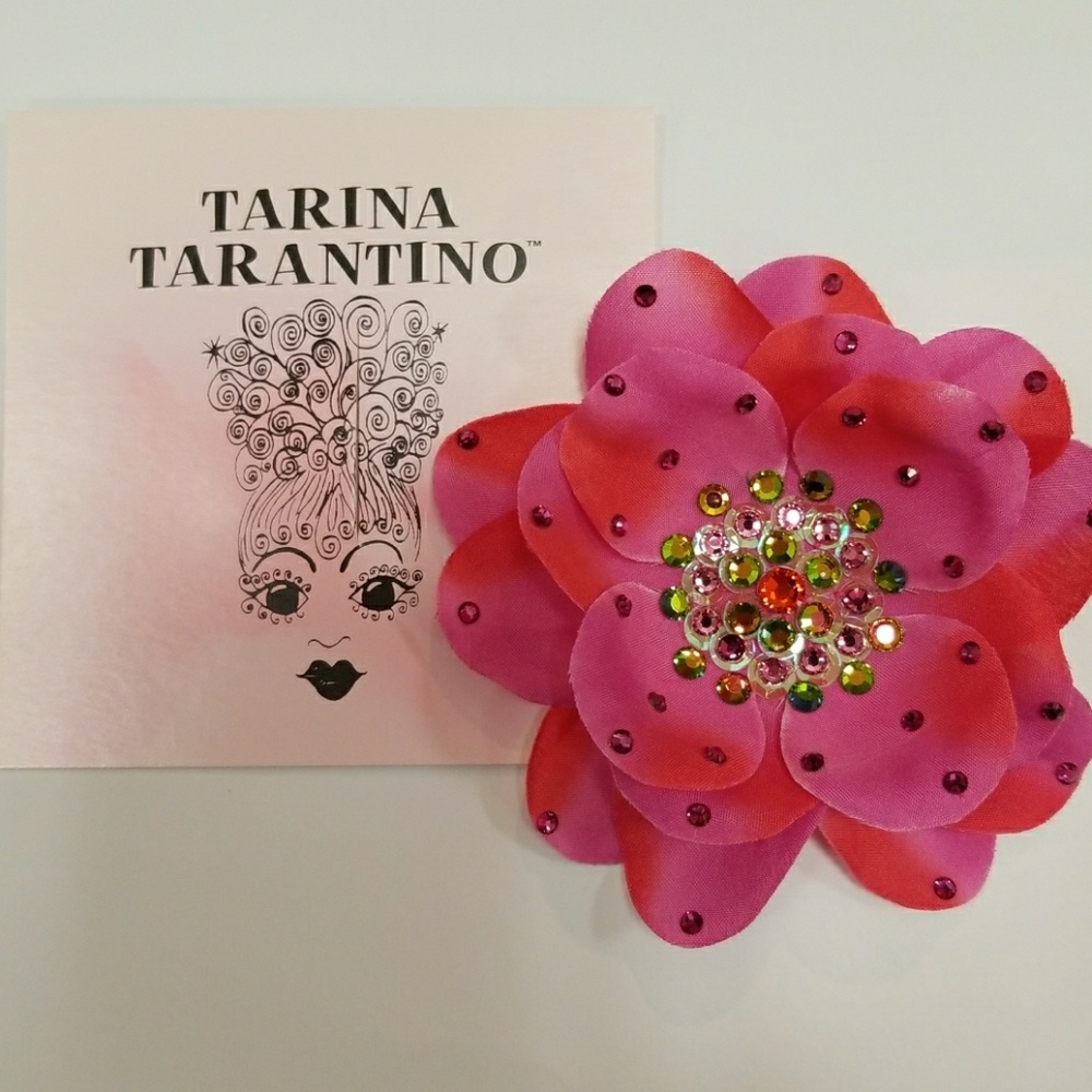 Original Tarina Tarantino Crystal Flower Hair Clip